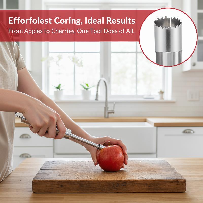 Kitchen Gadgets Tools - 4 Stuks Fruit Core Remover Cutter