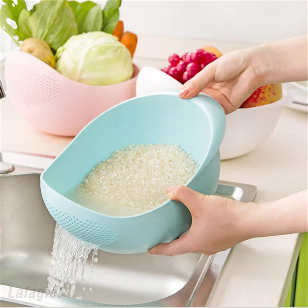 Kitchen Gadgets Rice Filter - Huishoudelijke Rijstzeef Wasfilter Zeef Mand Fruit