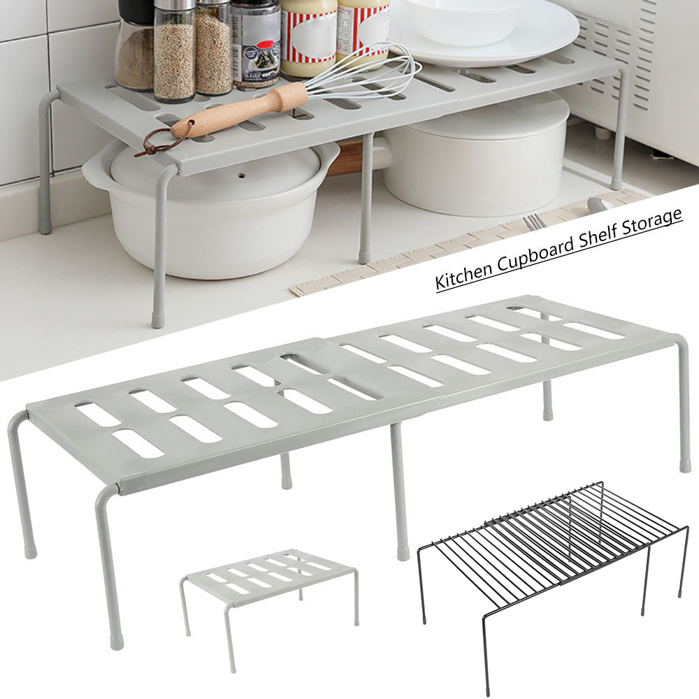 Kitchen Gadgets Cabinet - Intrekbare keukenplank Multifunctioneel uitbreidbaar stapelbaar schuifrek