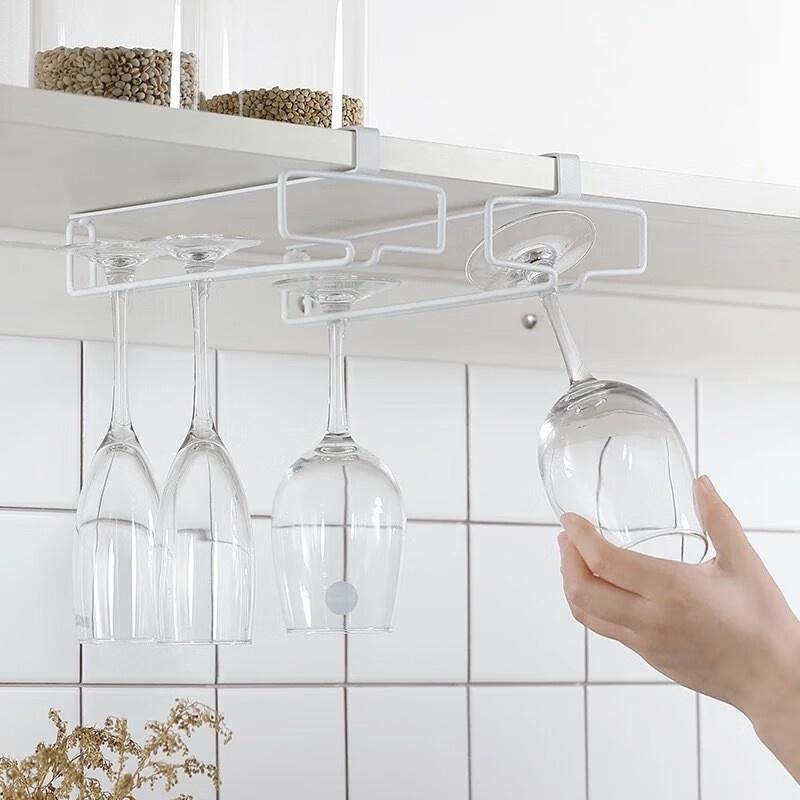 Kitchen Gadgets Cabinet - Geen boren metalen wijnglashouder - glaswerkrek