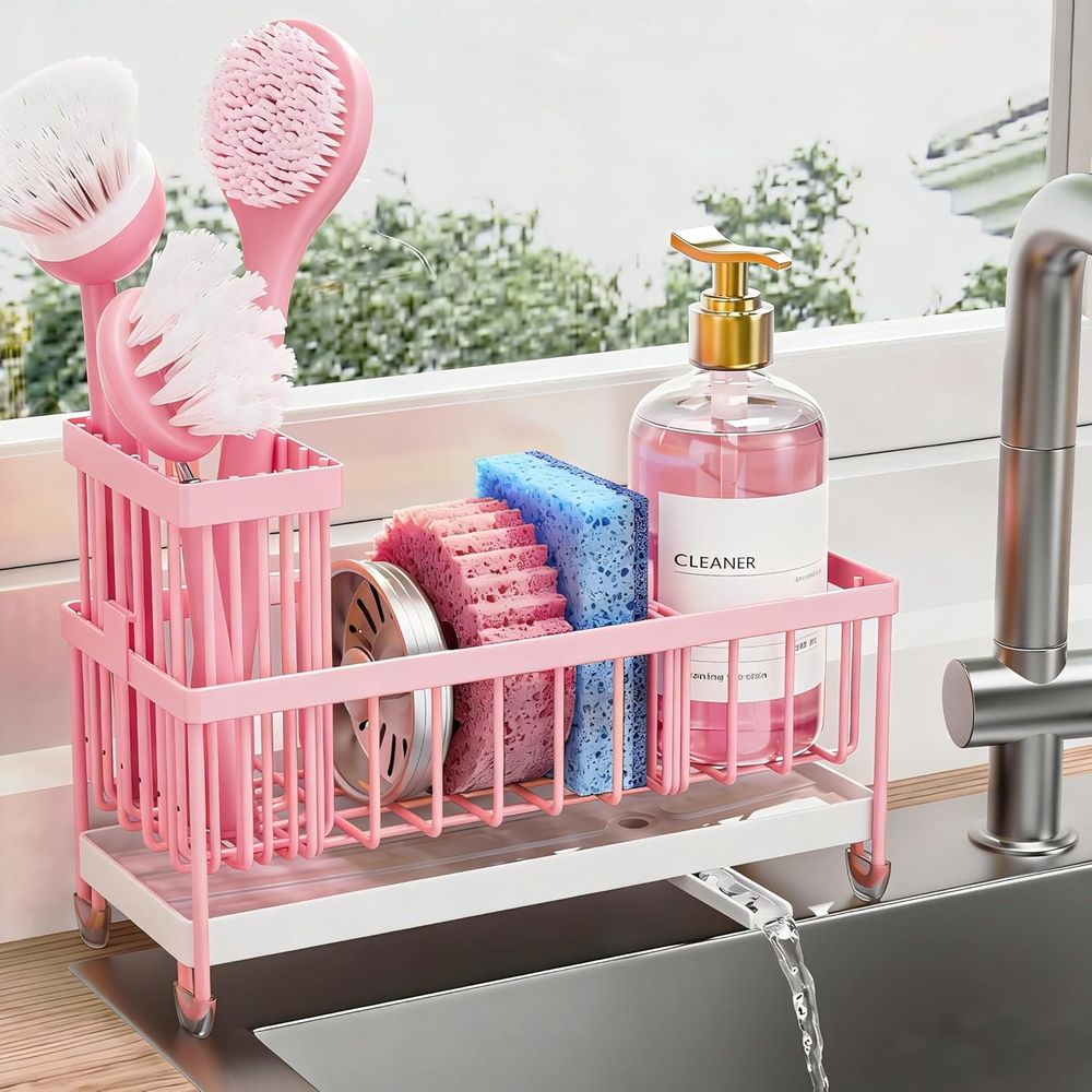 Kitchen Gadgets Gifts - Sponshouder of gootsteenorganizer, gootsteenopberger met hoge