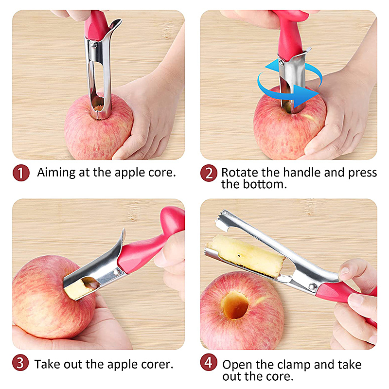 Premium appelboor van roestvri - Apple Corer Slicer recensie en prijs