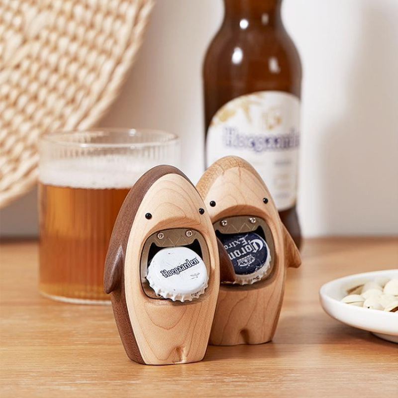 Creatieve Houten Haai Flesopen - Kitchen Gadgets For Gifts recensie en prijs