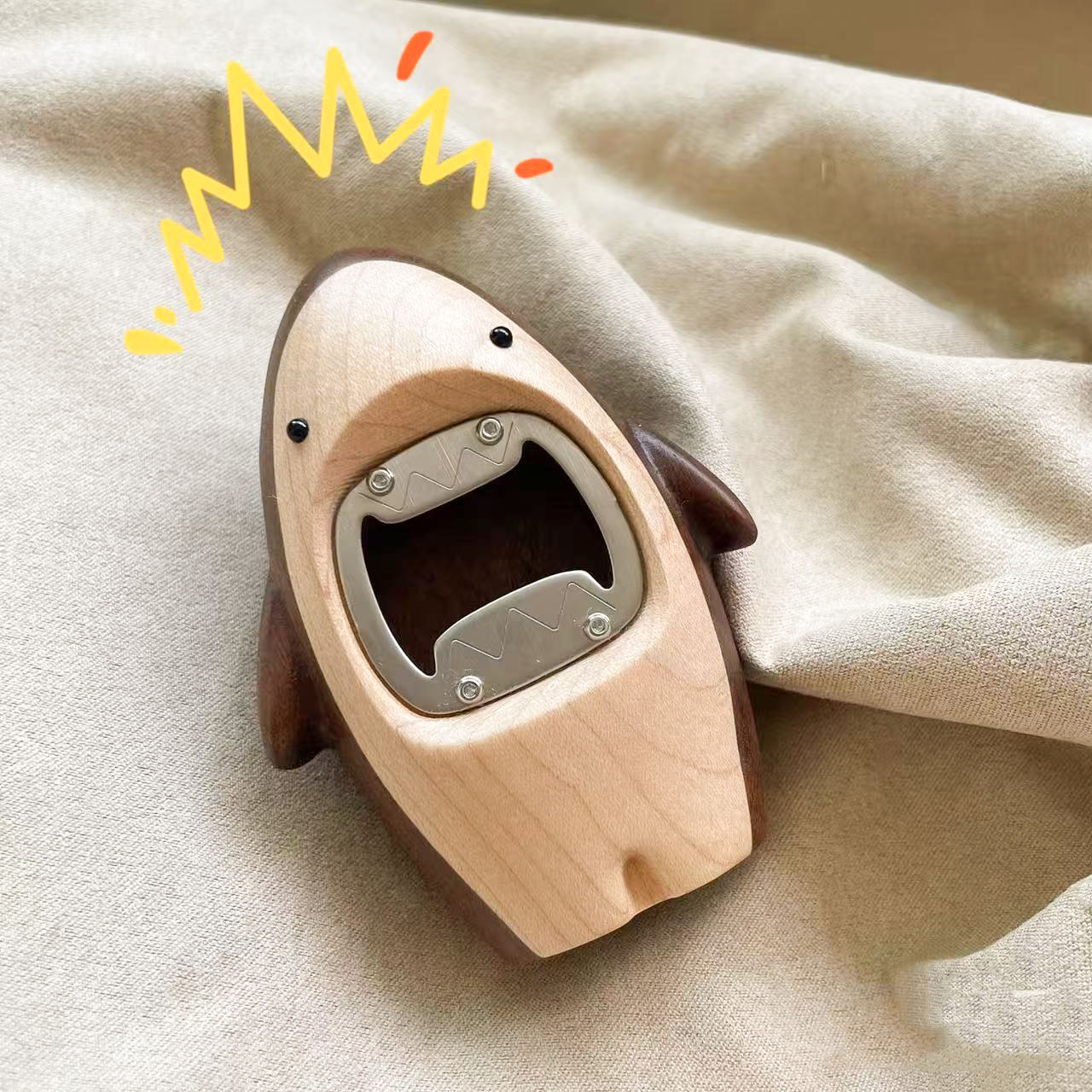 Creatieve Houten Haai Flesopen - Kitchen Gadgets For Gifts recensie en prijs