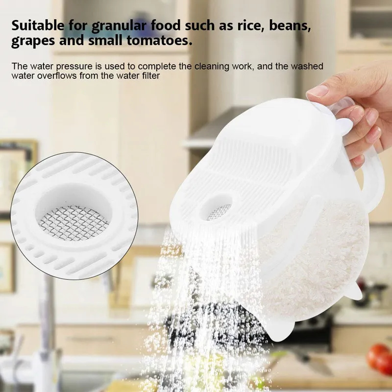 Snelle automatische rijstwasse - Kitchen Gadgets Rice Filter recensie en prijs