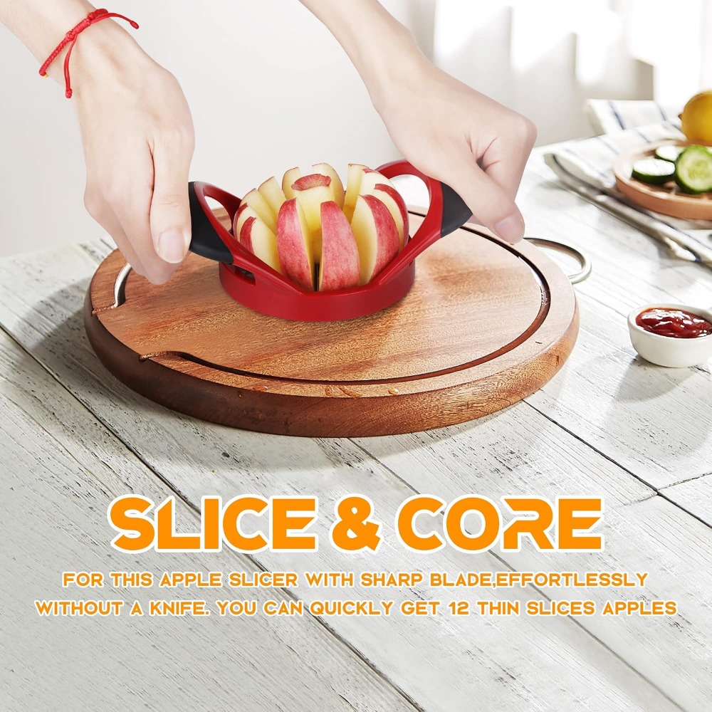 4,72 inch appel-snijder en -on - Apple Corer Slicer recensie en prijs