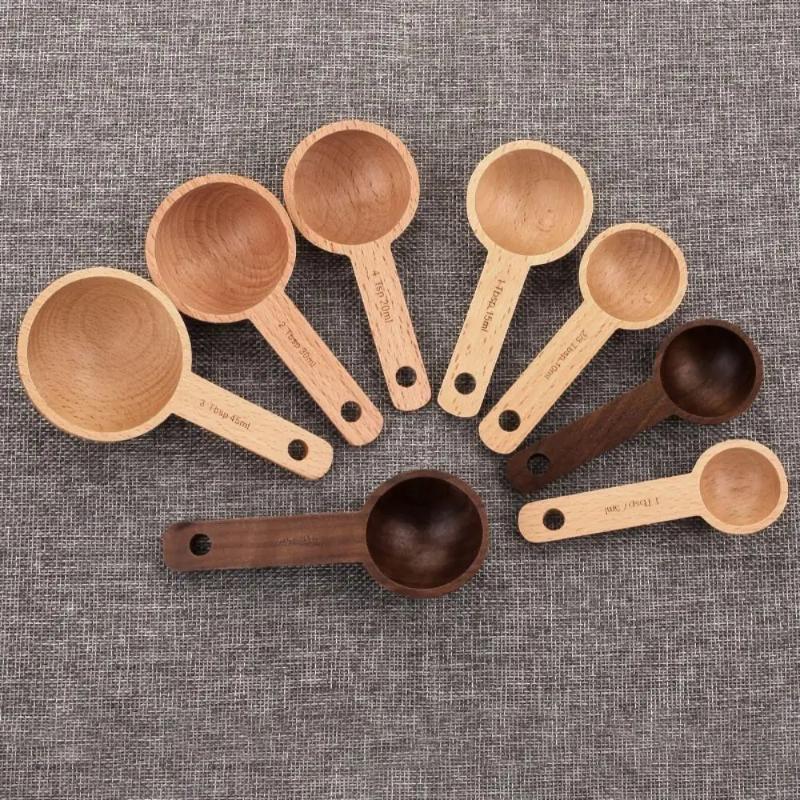 Houten maatschepje 7,5-45ML, d - Kitchen Gadgets For Gifts recensie en prijs