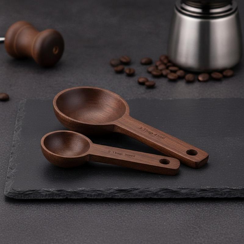 Houten maatschepje 7,5-45ML, d - Kitchen Gadgets For Gifts recensie en prijs