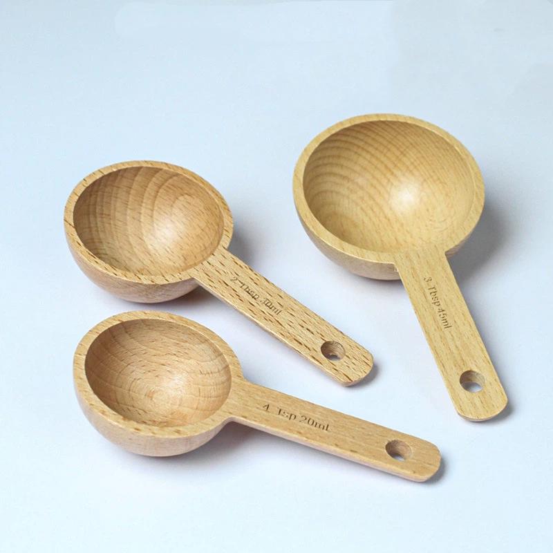 Houten maatschepje 7,5-45ML, d - Kitchen Gadgets For Gifts recensie en prijs