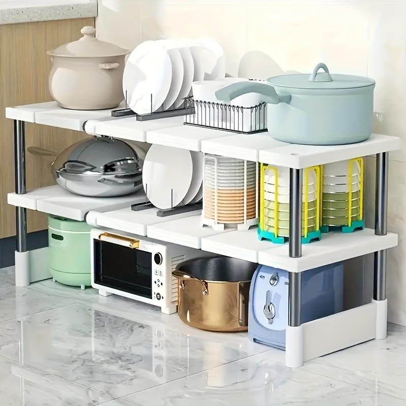 Verstelbaar opbergrek onder de - Kitchen Gadgets Cabinet recensie en prijs