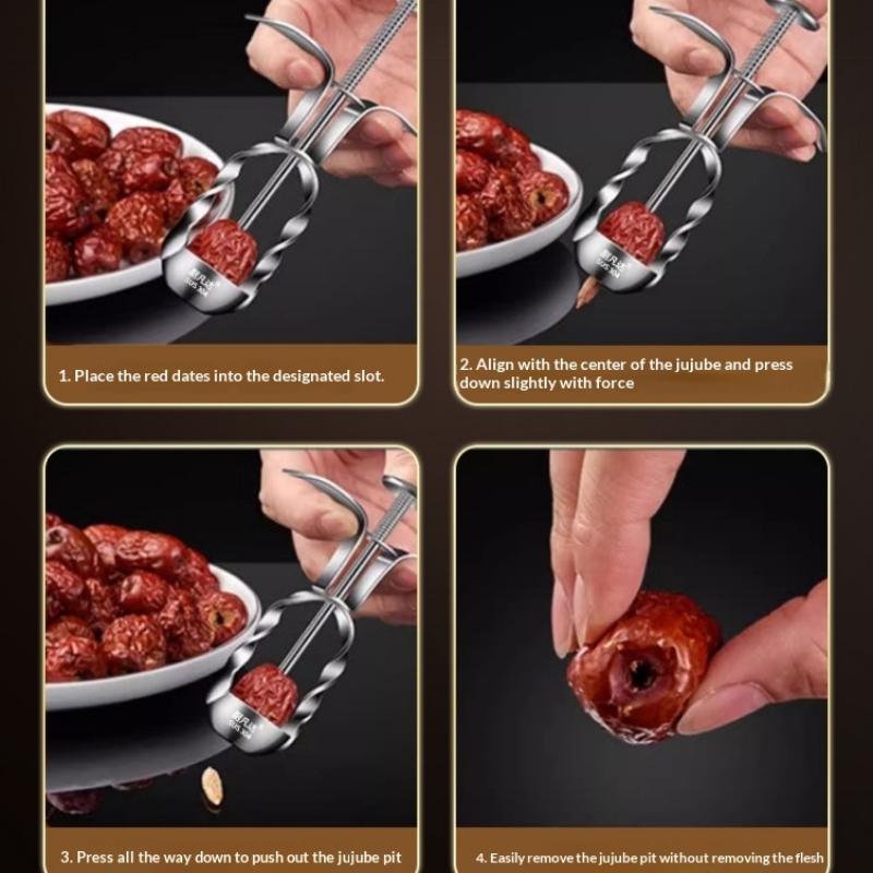Roestvrijstalen rode dadelontp - Kitchen Gadgets Tools recensie en prijs