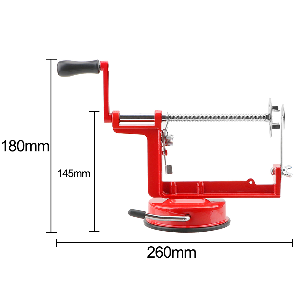 Handmatige spiraalvormige frie - Apple Corer Slicer recensie en prijs