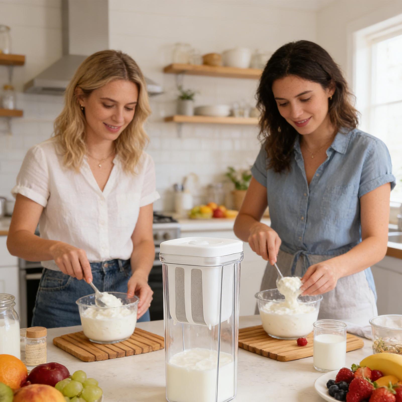 Yoghurtzeef met deksel, voedse - Kitchen Gadgets Rice Filter recensie en prijs