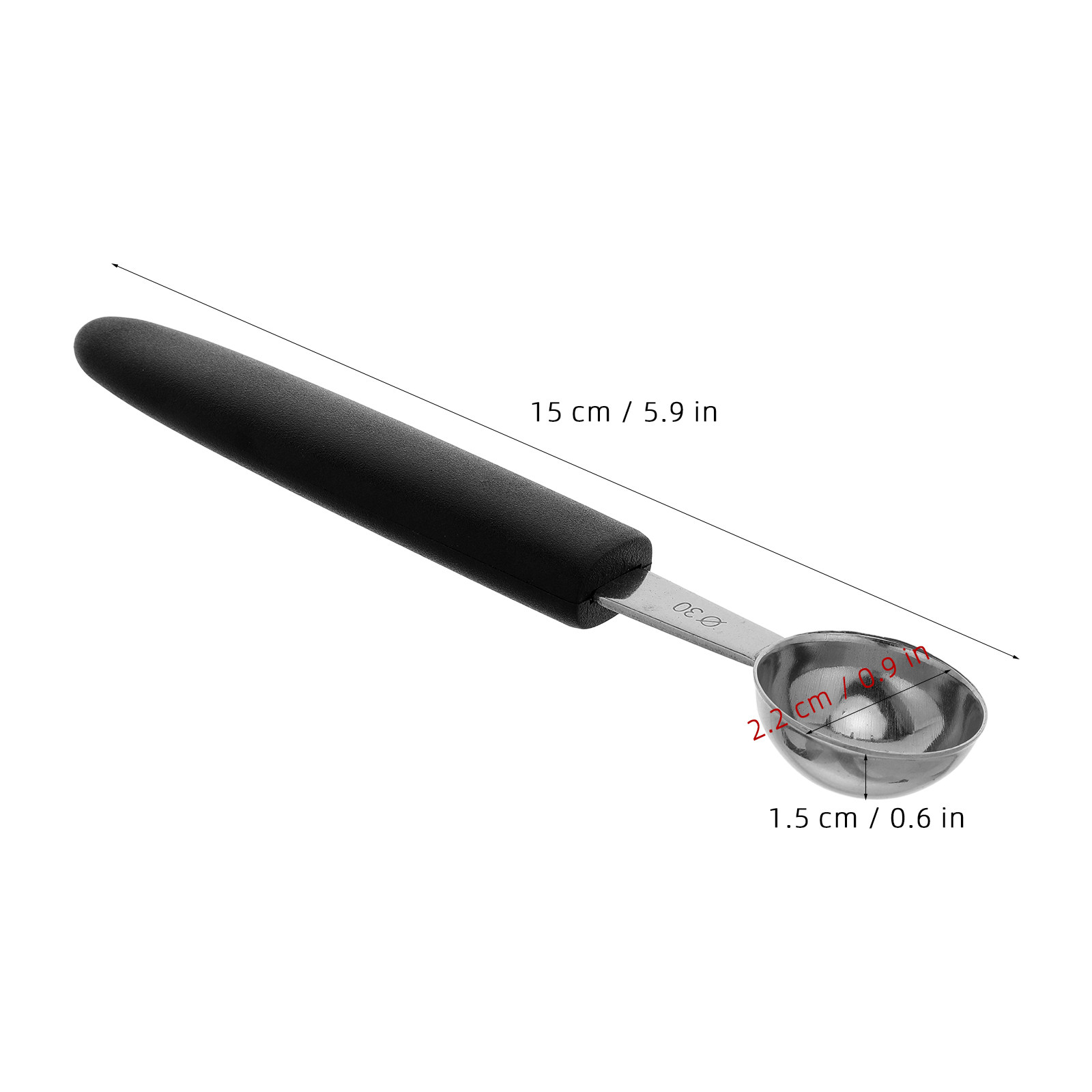 Meloenbolletjeslepel RVS 30mm  - Kitchen Gadgets Tools recensie en prijs