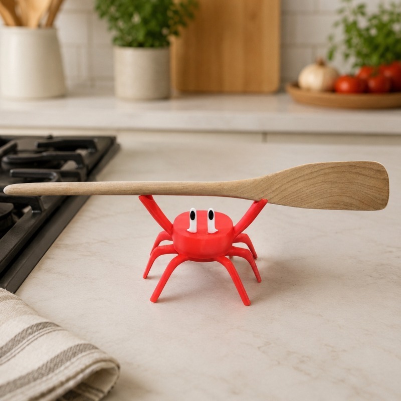 Rode Krab Lepelsteun, Schattig - Kitchen Gadgets For Gifts recensie en prijs