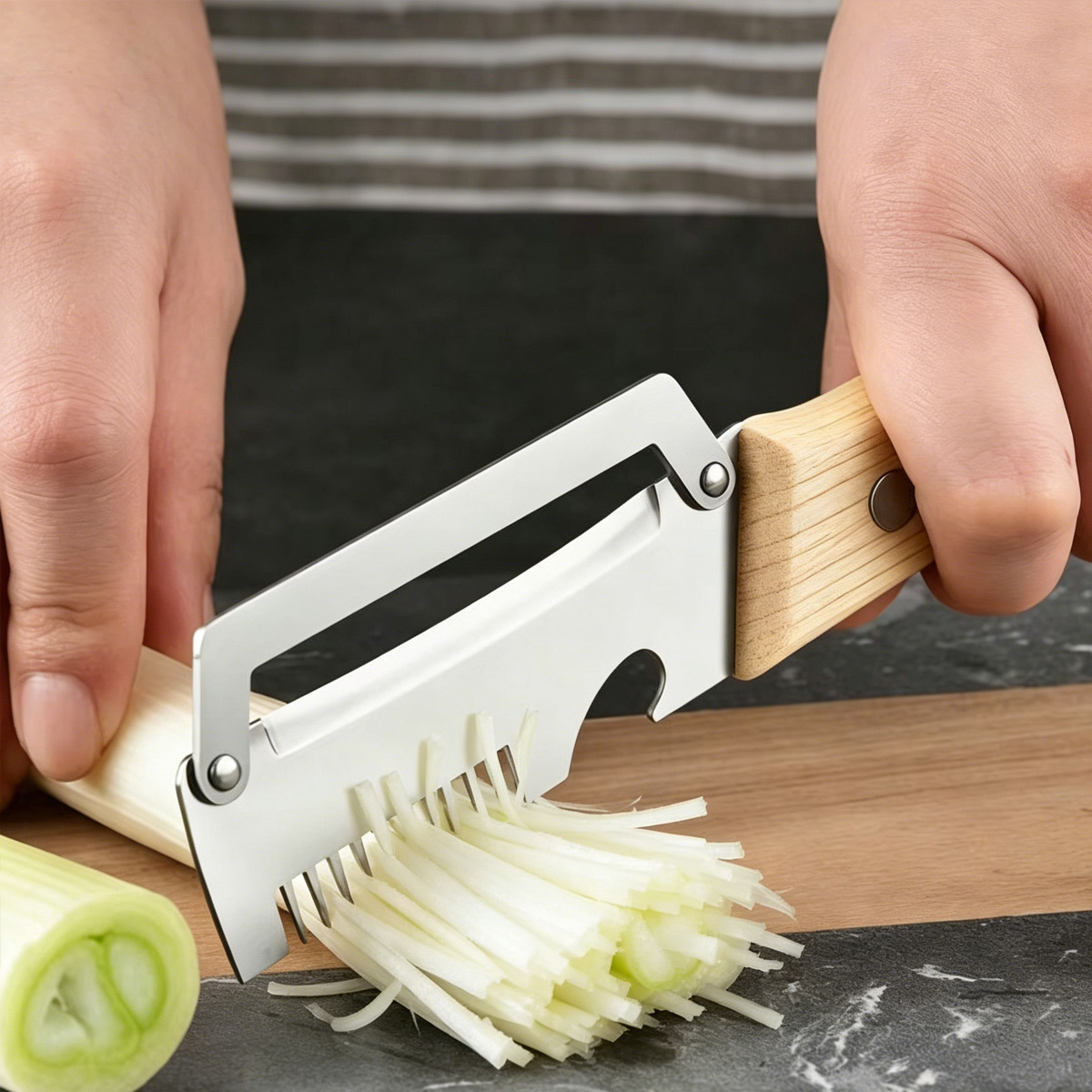6 stuks houten handvat roestvr - Apple Corer Slicer recensie en prijs