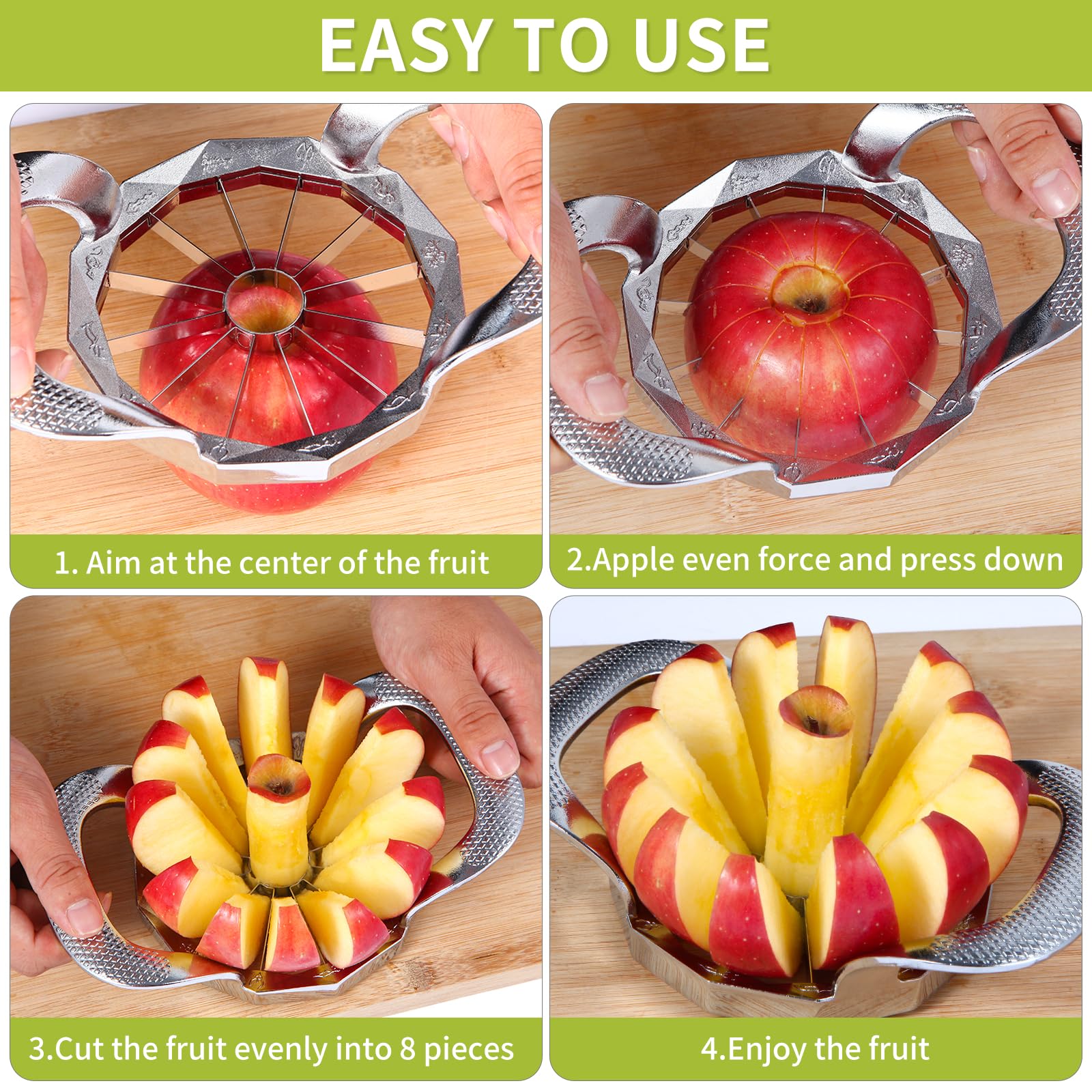 Stevig en scherp roestvrijstal - Apple Corer Slicer recensie en prijs