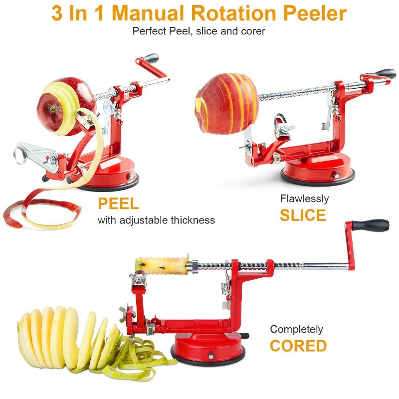 3-in-1 appel- en aardappelschi - Apple Corer Slicer recensie en prijs