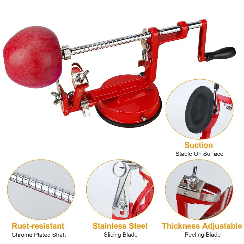 3-in-1 appel- en aardappelschi - Apple Corer Slicer recensie en prijs