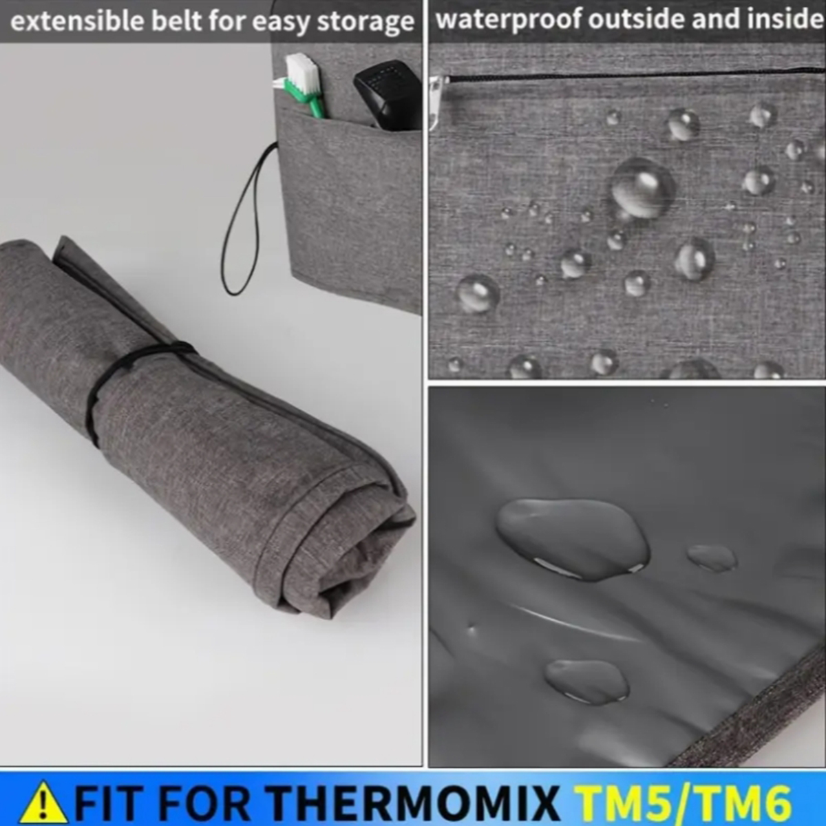Grijze Oxford-stof Thermomix T - Kitchen Gadgets Thermomix recensie en prijs